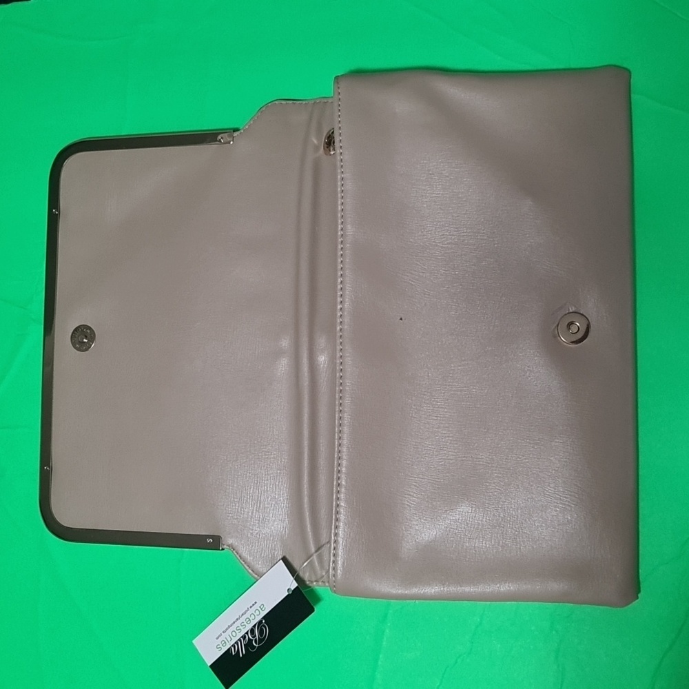 Bella accessories large envelope clutch/shoulder bag